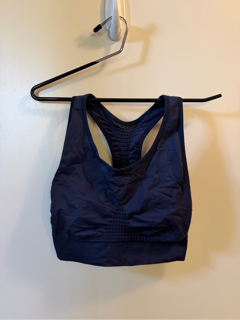 Sweaty Betty Navy - Stamina Seamless Racerback Sports Bra